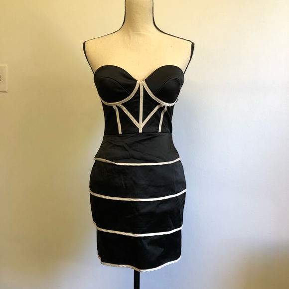 bebe Dresses & Skirts - Bebe bustier mini dress- Small